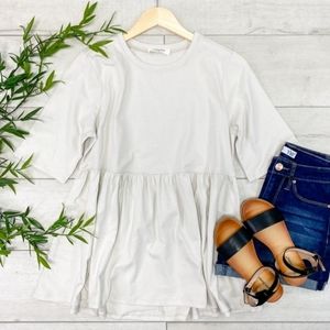 Babydoll Tunic in Bone XL